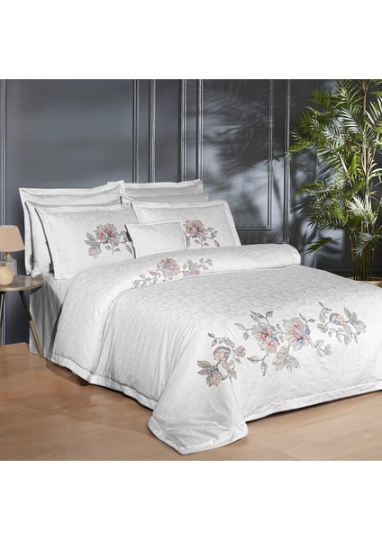 Ilay Çift Kişilik %100 Pamuk Saten "300 Tc" Nevresim Takımı Gri fiyatları