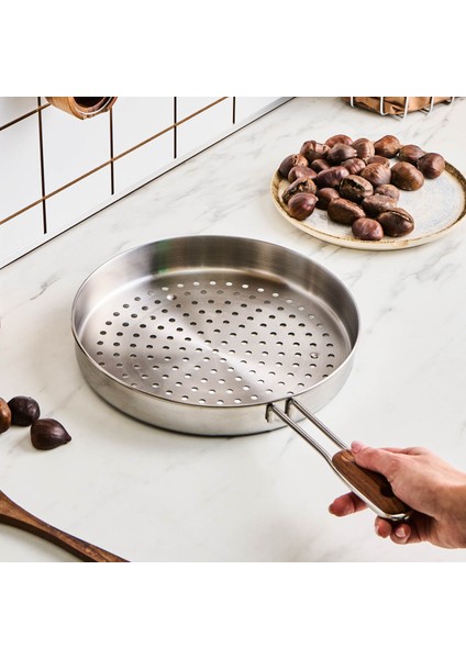 Mutfaksever Çelik Kestane Tavası 26 cm fiyatları