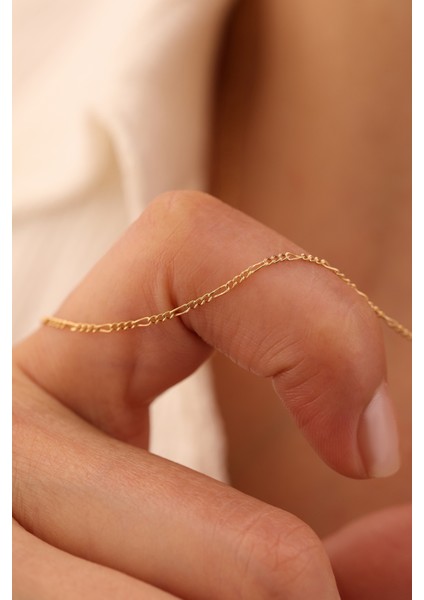 14 Ayar Altın Figaro Zincir