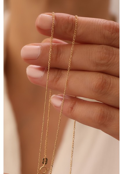 14 Ayar Altın Figaro Zincir fiyatları