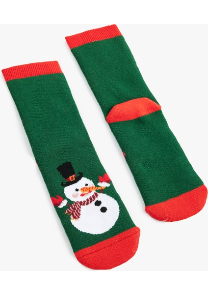 Kardan Adam Detaylı Pamuklu Havlu Çorap fiyatları