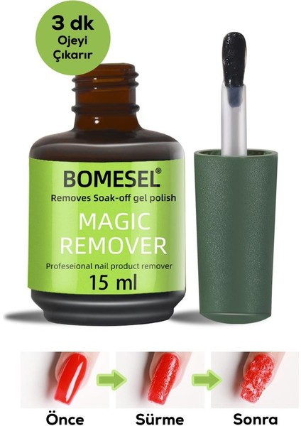 Hızlı Etkili Oje Çıkarıcı Jel 15 ml