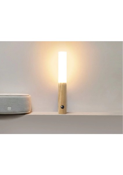 Hareket Sensörlü Şarjlı Manyetik Ahşap LED Duvar Lambası –koridor,merdiven,iç Mekan Aydınlatma,aplik fiyatları