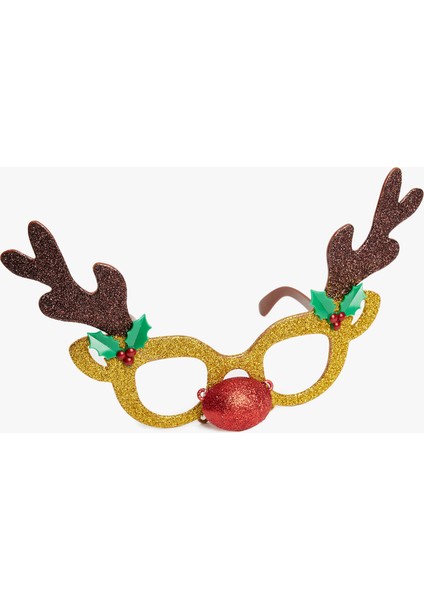 Yılbaşı Temalı Ren Geyiği Şekilli Gözlük fiyatları