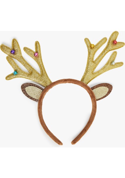 Geyik Boynuzu Detaylı Yılbaşı Tacı