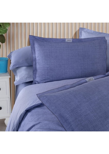 Solo Tone Tek Kişilik %100 Pamuk Nevresim Takımı Mavi modelleri