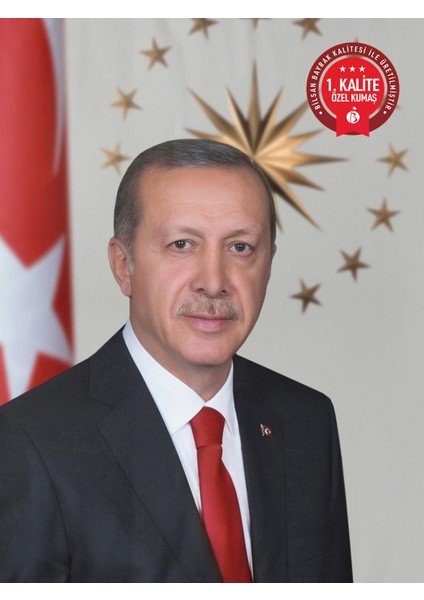 Recep Tayyip Erdoğan Posteri 300X450 cm - Raşel Kumaş fiyatları
