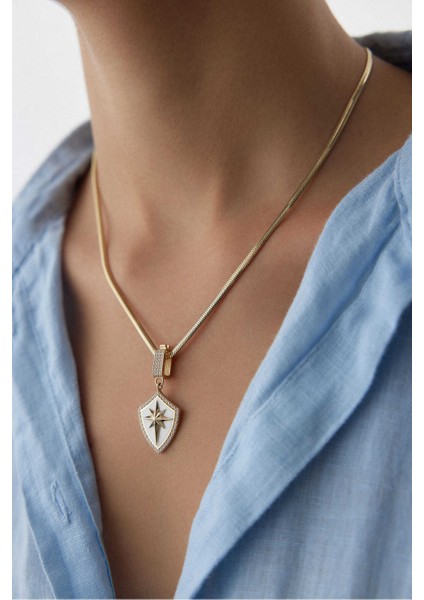 14 Ayar Altın Kuzey Yıldızı Charm Kolye fiyatları