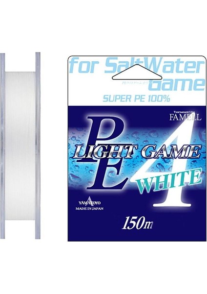 Light Game White 4x 150M 0.3 Pe 6 Lb