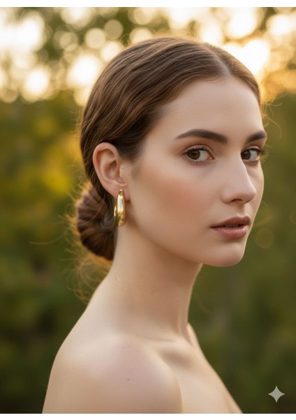 Kadın Gold Küpe modelleri