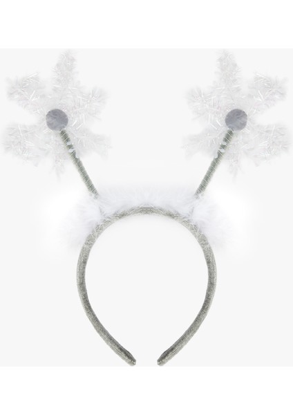 Kar Tanesi Aplikeli Yılbaşı Tacı