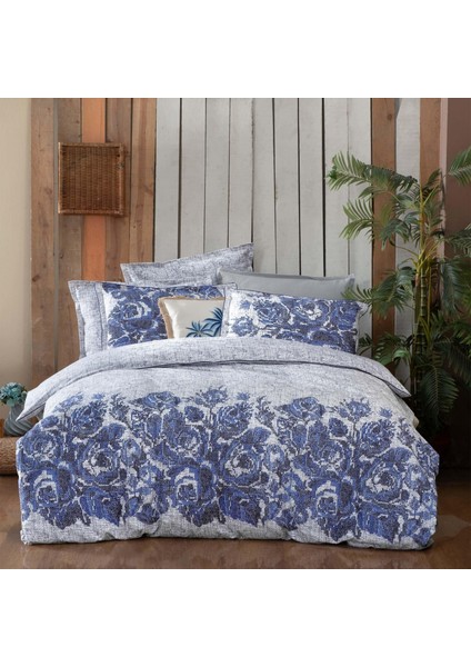 Elfida Tek Kişilik %100 Pamuk Flanel (Pazen) Nevresim Takımı Mavi fiyatları