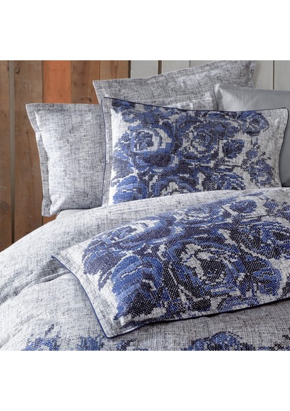 Elfida Tek Kişilik %100 Pamuk Flanel (Pazen) Nevresim Takımı Mavi modelleri