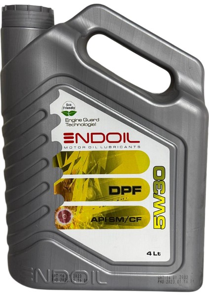 5W30 Apı Sm/cf Dpf Motor Yağı 4 Litre