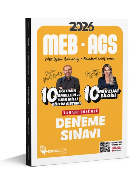 2026 Meb-Ags 10'lu Eğitimin Temelleri ve Türk Millî Eğitim Sistemi - 10'lu Mevzuat Bilgisi Tamamı Çözümlü Deneme