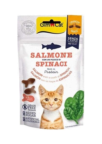 Crunchy Snacks Somon ve Ispanaklı Tahılsız Kedi Ödülü 50 Gr fiyatları