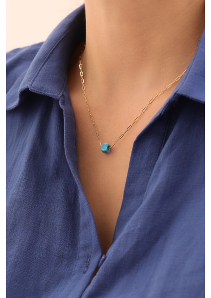 14 Ayar Altın Ataş Zincir