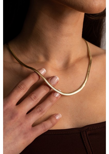 14 Ayar Altın Süper Kalın Balık Sırtı Zincir modelleri