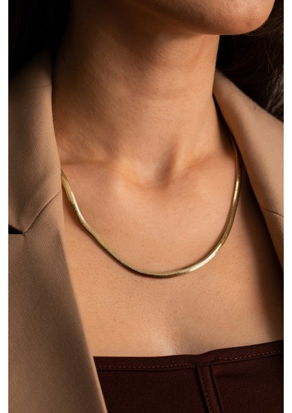 14 Ayar Altın Süper Kalın Balık Sırtı Zincir fırsatları