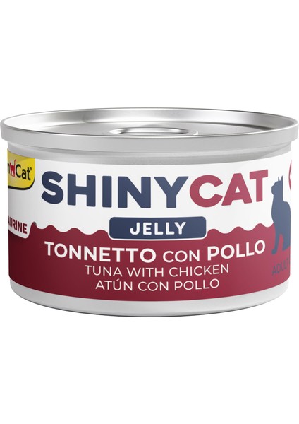 Shinycat Jöle İçinde Ton Balıklı ve Tavuklu Kedi Konservesi 70gr modelleri