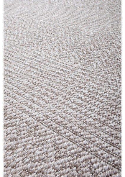 Enti Nova 2005 Bej Mutfak Halısı Yıkanabilir Sisal Görünümlü Mutfak Kilimi Çerçeveli Kaymaz Yolluk fırsatları