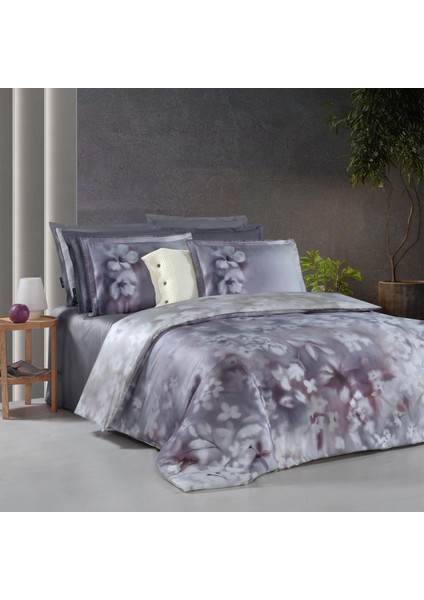 Inova Kıng Sıze %100 Pamuk Saten "300 Tc" Nevresim Takımı Lila fiyatları
