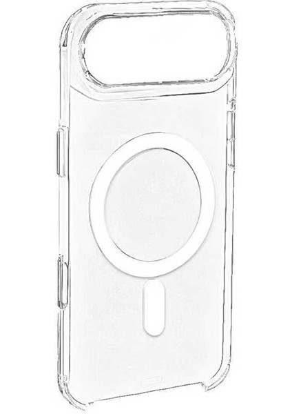 Apple iPhone 17 AİR Kılıf IC Çipli Wireless Şarj Özellikli Orjin Kapak Şeffaf fiyatları