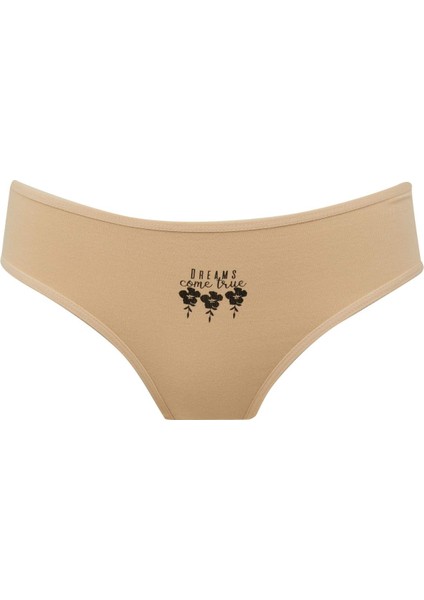 Desenli 3'lü Paketli Slip Külot E2478AX24WN