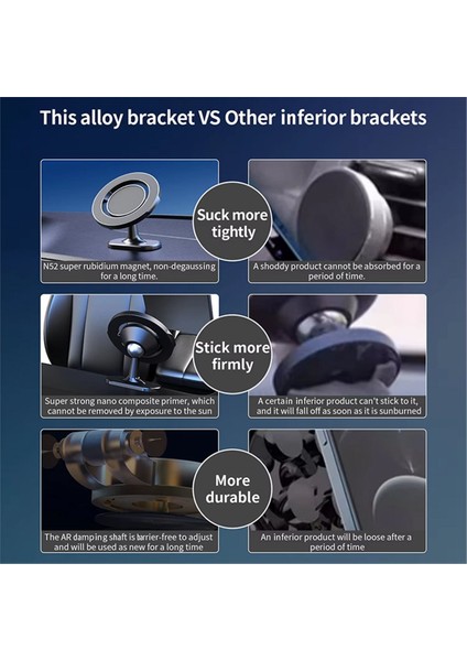 360 Rotasyon Araç Telefonu Tutucu Hava Firar Klip Navigasyon Standı Teleskopik Hava Çıkışı Telefon Desteği A (Yurt Dışından) fiyatları