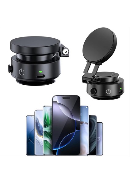 Magsafe Manyetik Vakum Araç Telefon Tutucu Için 360 ° Döner Katlanabilir Akıllı Araba Montajı Manyetik Araba Kararlı Tutucu (Yurt Dışından) fiyatları