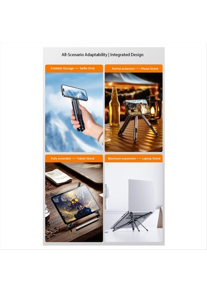 Dizüstü Bilgisayarlar/tabletler/telefonlar Için Katlanır Taşınabilir Alüminyum Alaşımlı Manyetik Stand El ve Masaüstü Dikey Kaldırma Standı (Yurt Dışından) fırsatları