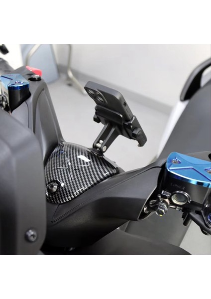Yamaha Xmax X-Max 300 2017-2025 Aksesuarları Için Telefon Tutucu ile Motosiklet Talonu Üst Musluk Kapağı (Yurt Dışından) fiyatları