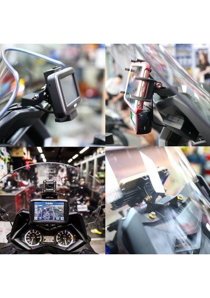 Yamaha Tmax 530 T-Max 530 2012-2016 Navigasyon Braket Montaj Aksesuarları Için Motosiklet Windscren Braket Telefon Tutucu (Yurt Dışından) indirimleri