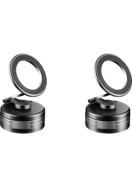 2x S11 Araç Telefonu Tutucu 360° Dönen Katlanabilir Manyetik Montaj Vakum Adsorpsiyon Güçlü Mıknatıs Antishake Tutucu (Yurt Dışından)