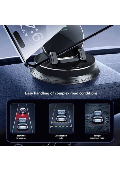 2x Dashboard Araç Telefonu Tutucu Evrensel 360° Döndürme Silikon Telefon Montajı Tek Elle Çalıştırma Telefon Tutucu Araç Kullanımı Için (Yurt Dışından) fiyatları