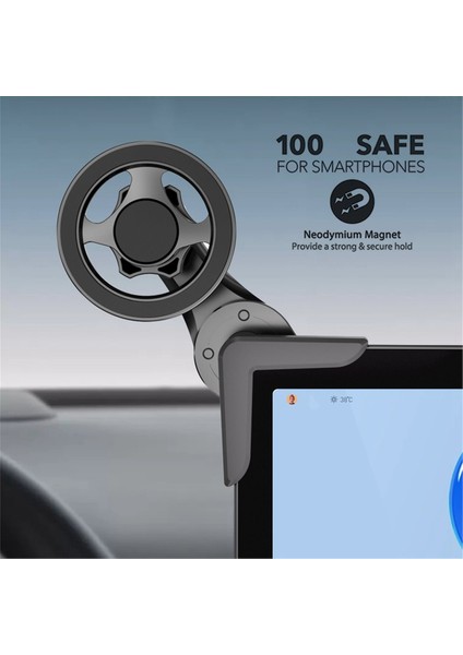 Araba Elektrikli Araç Için Kullanılan 360 Derece Dönebilen Manyetik Araç Telefonu Tutucu Katlanabilir Montaj (Yurt Dışından) fiyatları