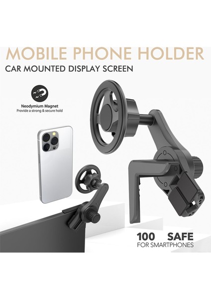 Araba Elektrikli Araç Için Kullanılan 360 Derece Dönebilen Manyetik Araç Telefonu Tutucu Katlanabilir Montaj (Yurt Dışından) modelleri