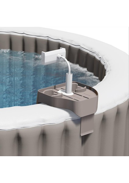 Ayarlanabilir Sıcak Küvet Tepsisi Masası, Klipsli Havuz Kupası Tutucu Telefon Tutucu, Yetişkinler Için Açık Şişirilebilir Havuzlar Için (Yurt Dışından) fiyatları