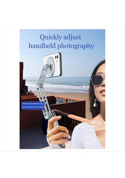 Magsafe Telefon Tablet Tutucu Stand Selfie Stick Hafif Alüminyum 360 ° Seyahat ve Masaüstü Için Katlanabilir Katlanabilir (Yurt Dışından) modelleri