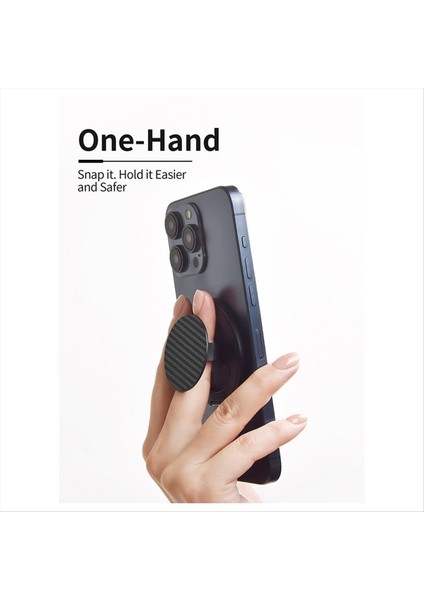 Magsafe Için Evrensel Manyetik Telefon Tutma Ultra Ince Cep Telefonu Parmak Yüzük Tutucu Taşınabilir 360 Dönebilen Telefon Standı (Yurt Dışından) modelleri