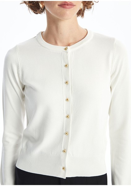 Yeni Sezon Bisiklet Yaka Kadın Triko Hırka modelleri