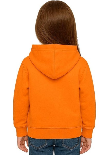 Unisex Baskılı Çocuk Swaetshirt Kapüşonlu 3 Iplik Şardonlu Kuromi Baskılı modelleri