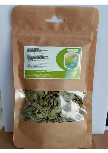 Stevia Doğal Şeker Otu 200 gr Kuru Yaprak