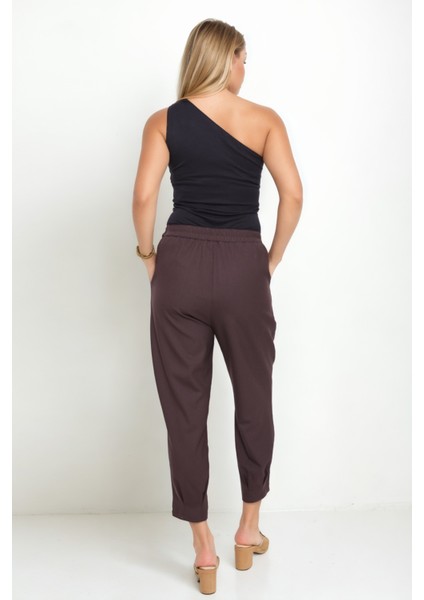 Beli Lastikli Paçası Pileli Pantolon indirimleri