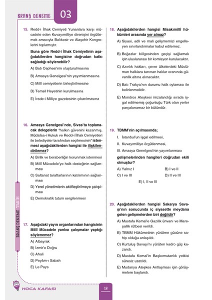 2026 Kpss & Meb-Ags Tarih Tamamı Çözümlü 10 Branş Deneme fiyatları