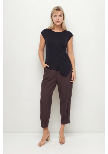 Önü Büzgü Detaylı Kısa Kol Bluz fiyatları