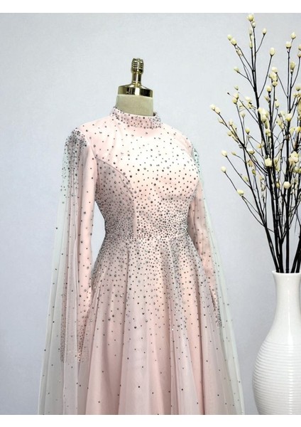 Tesettür Prenses Abiye modelleri