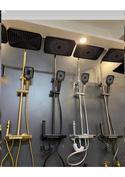 Antrasit Dijital Piyano Duş Seti fiyatları