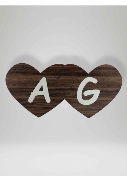 G Harfi (Sağ Parça) – Ahşap Puzzle Kalp Harf Magnet – Buzdolabı Süsü – Ikili Uyumlu (KOD:1005) modelleri