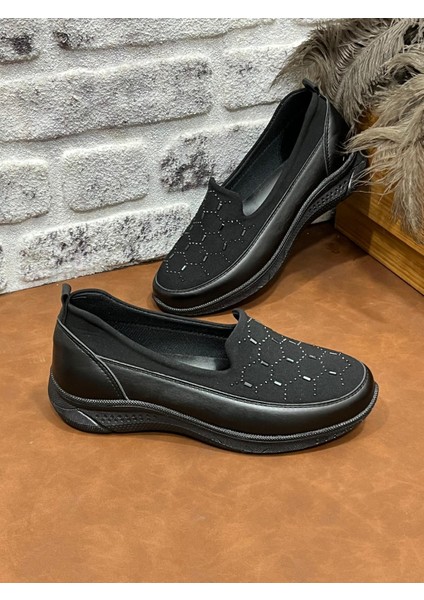 Ortopedik Taşlı Rahat Yumuşak Lioss Kadın Anne Ayakkabısı